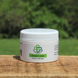 Topical CBD with lid closed