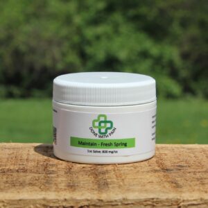 Topical CBD with lid closed