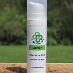 Topical CBD with lid sealed