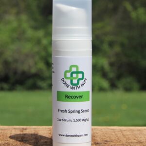 Topical CBD with lid sealed