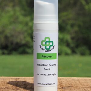 Topical CBD with lid sealed